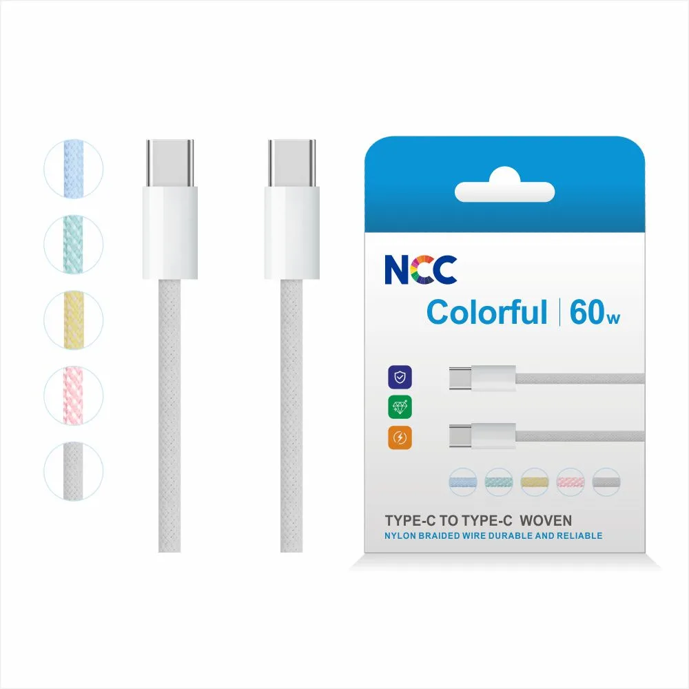 NCC AP Type-C to Type-C Charging Data Cable (1m-Macaron)