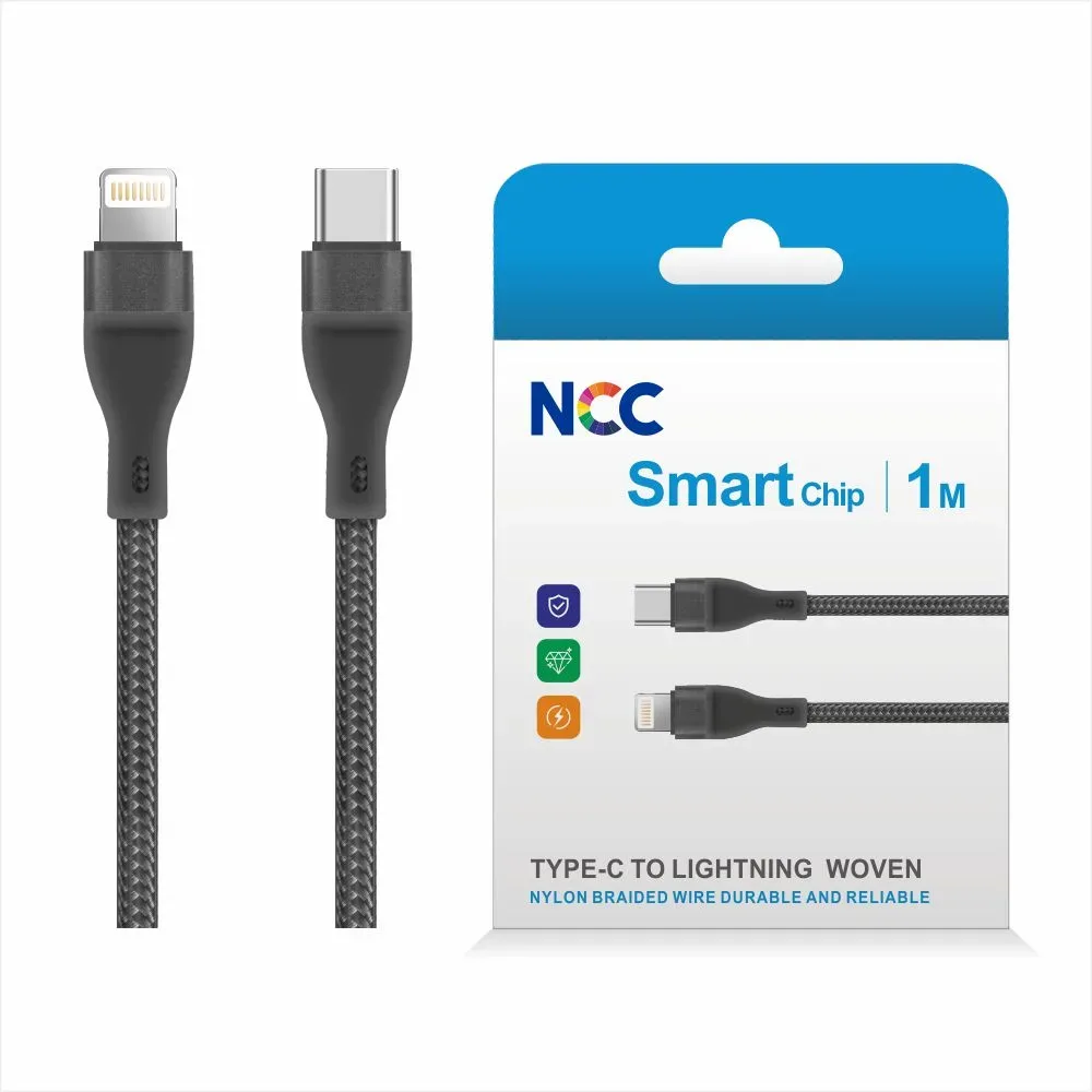 NCC Type-C to Lightning Charging Data Cable (Woven)