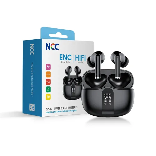 NCC S56 TWS Earphones (Black)