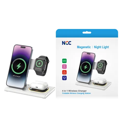 NCC 4-in-1 Wireless Foldable Wireless Charging Station