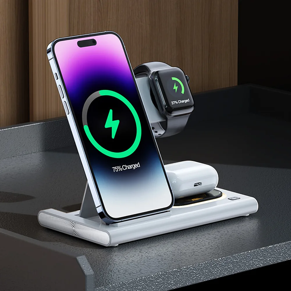 NCC 4-in-1 Wireless Foldable Wireless Charging Station