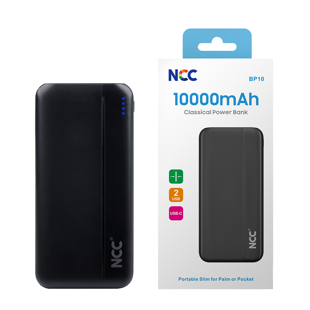 NCC Power Bank BP10 and package